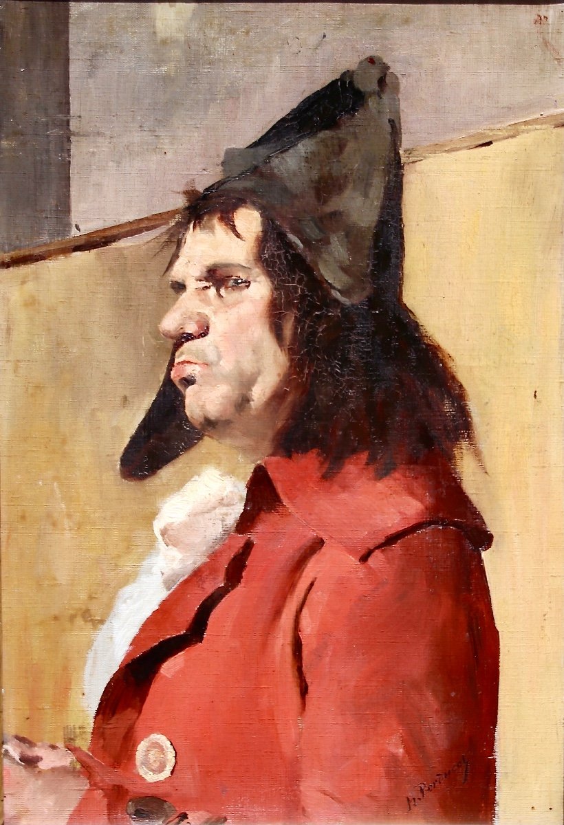 XIXth Painting The Revolutionary By H. Perduce...-photo-6