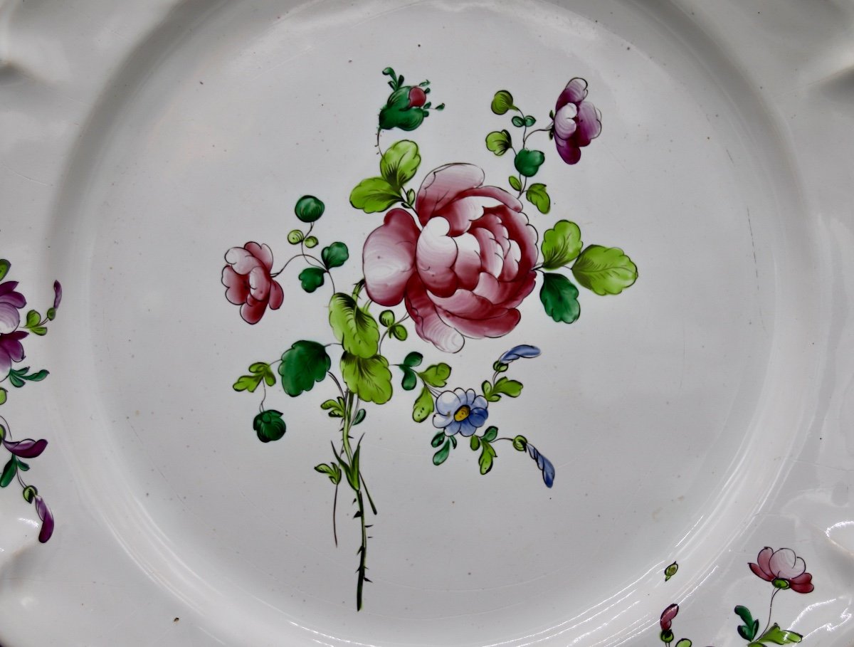 Large Dish In Faience Of Seals, XVIIIth Century-photo-3
