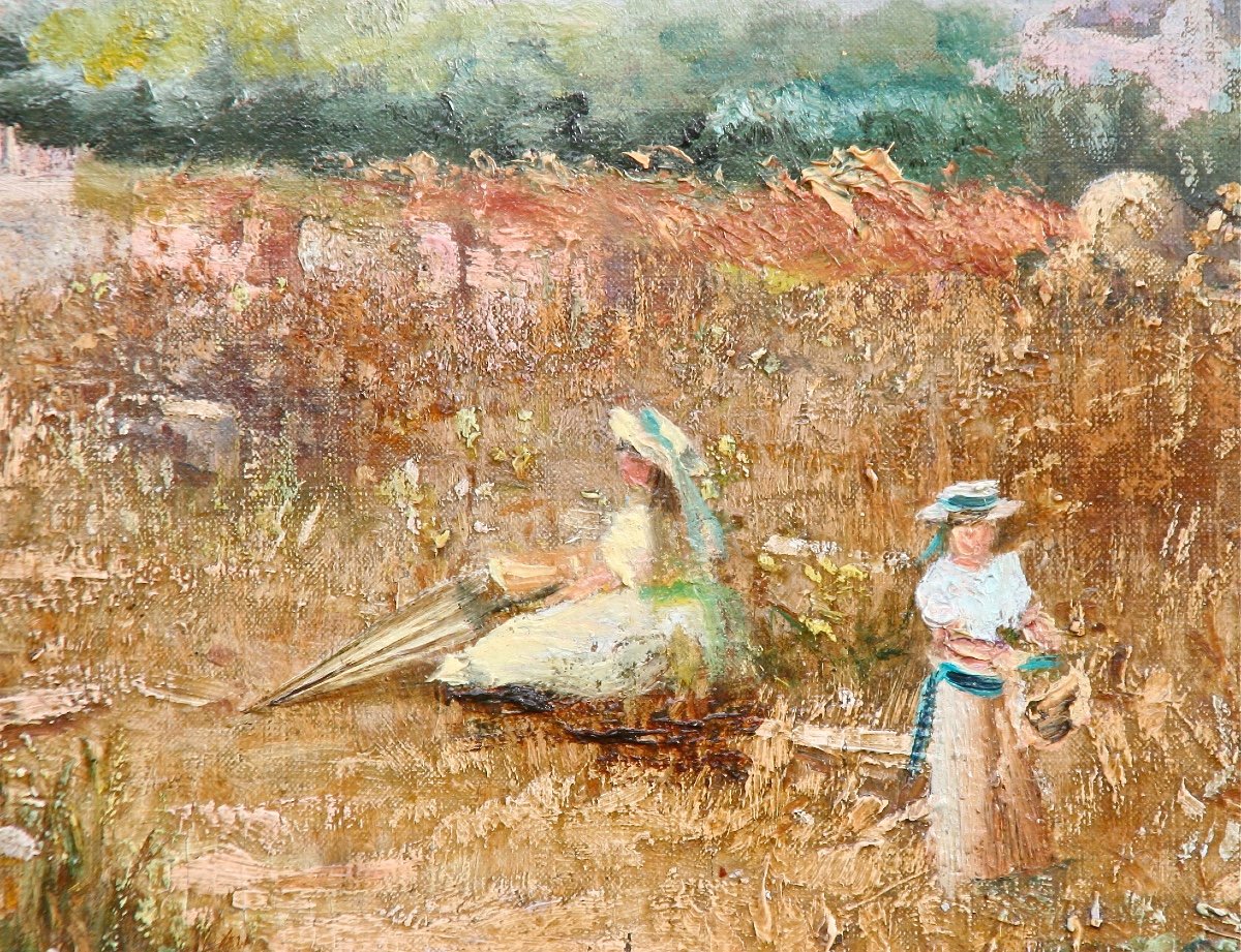 Painting XX Country Scene In Provence-photo-3