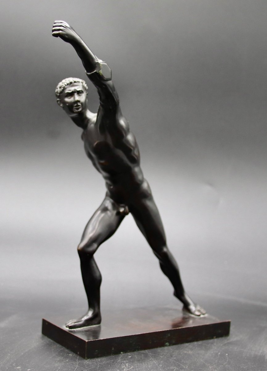 Bronze Fin XIXème Du Gladiateur Borghese -photo-3