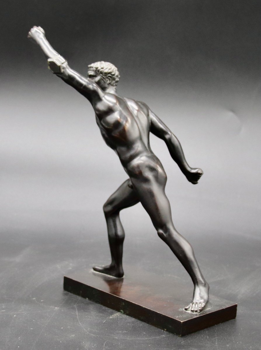 Bronze Fin XIXème Du Gladiateur Borghese -photo-1