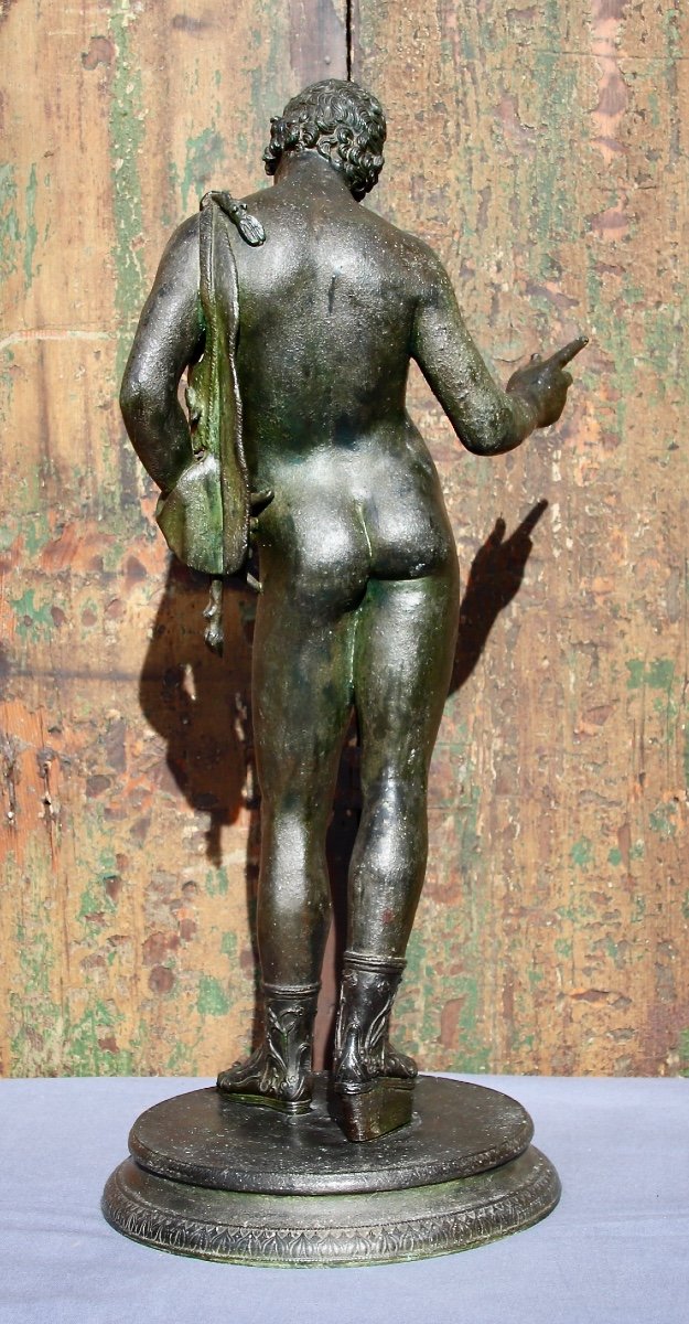 Narcissus Bronze Antique XIXth-photo-5