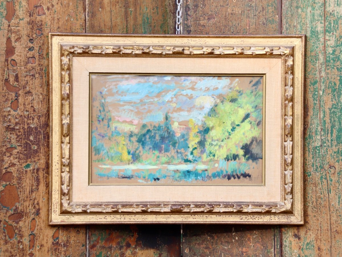 Pastel Landscape By Carlos Reymond-photo-1
