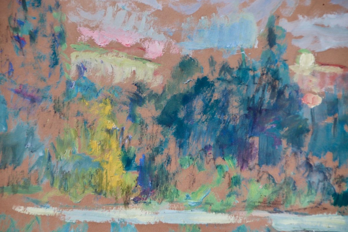 Pastel Landscape By Carlos Reymond-photo-2