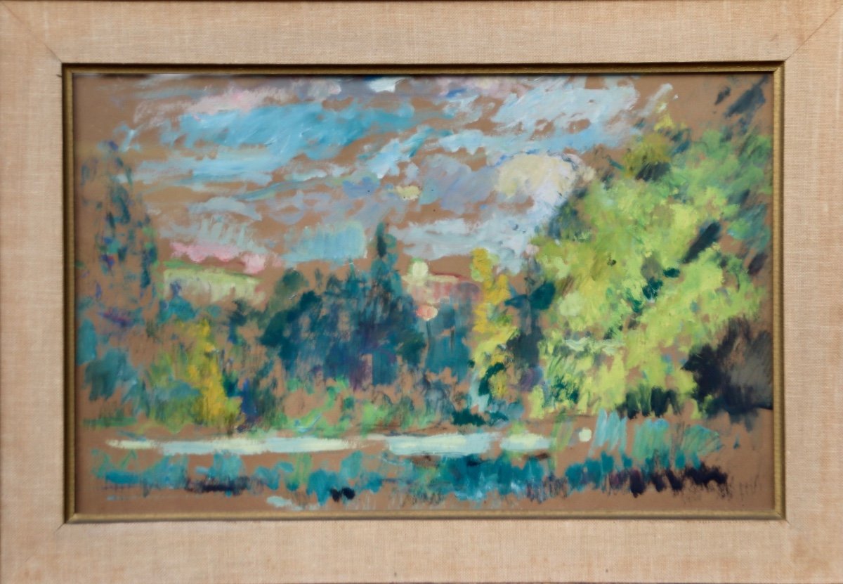 Pastel Landscape By Carlos Reymond-photo-6