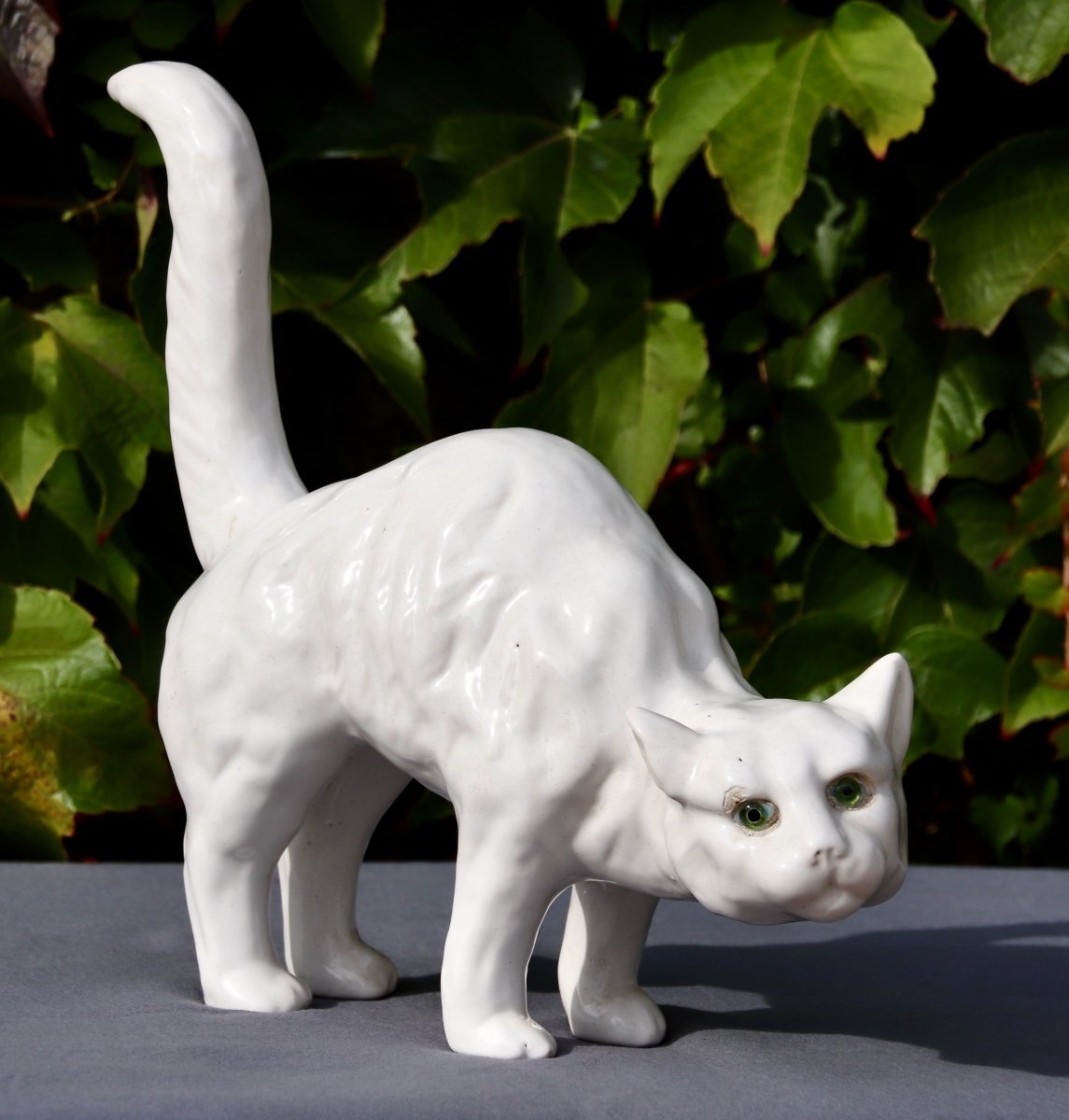 Chat De Bavent En Fa&iuml;ence