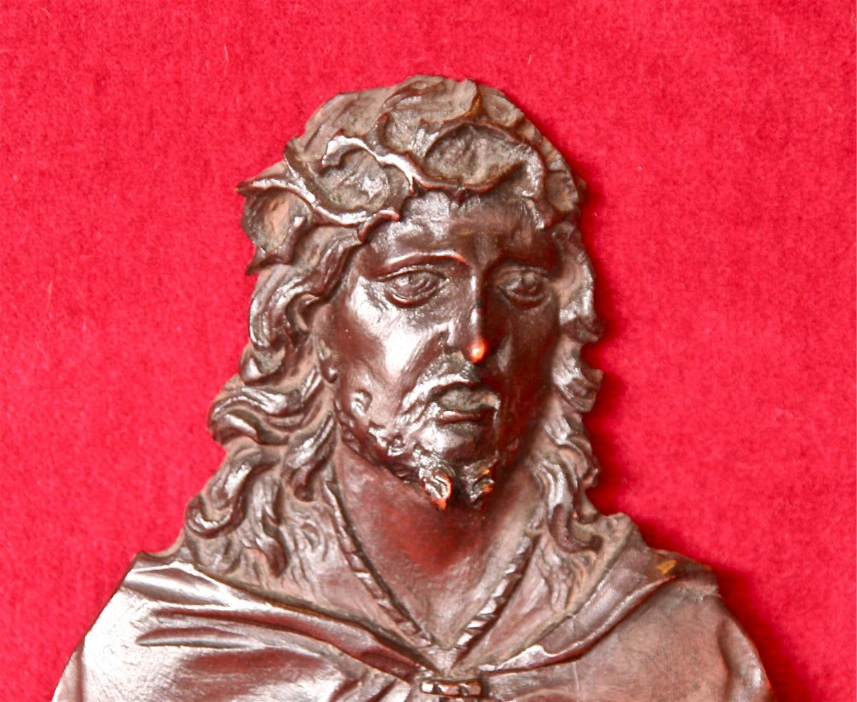 Vierge Et Christ De C. Bagard En Bois De Sainte Lucie-photo-3