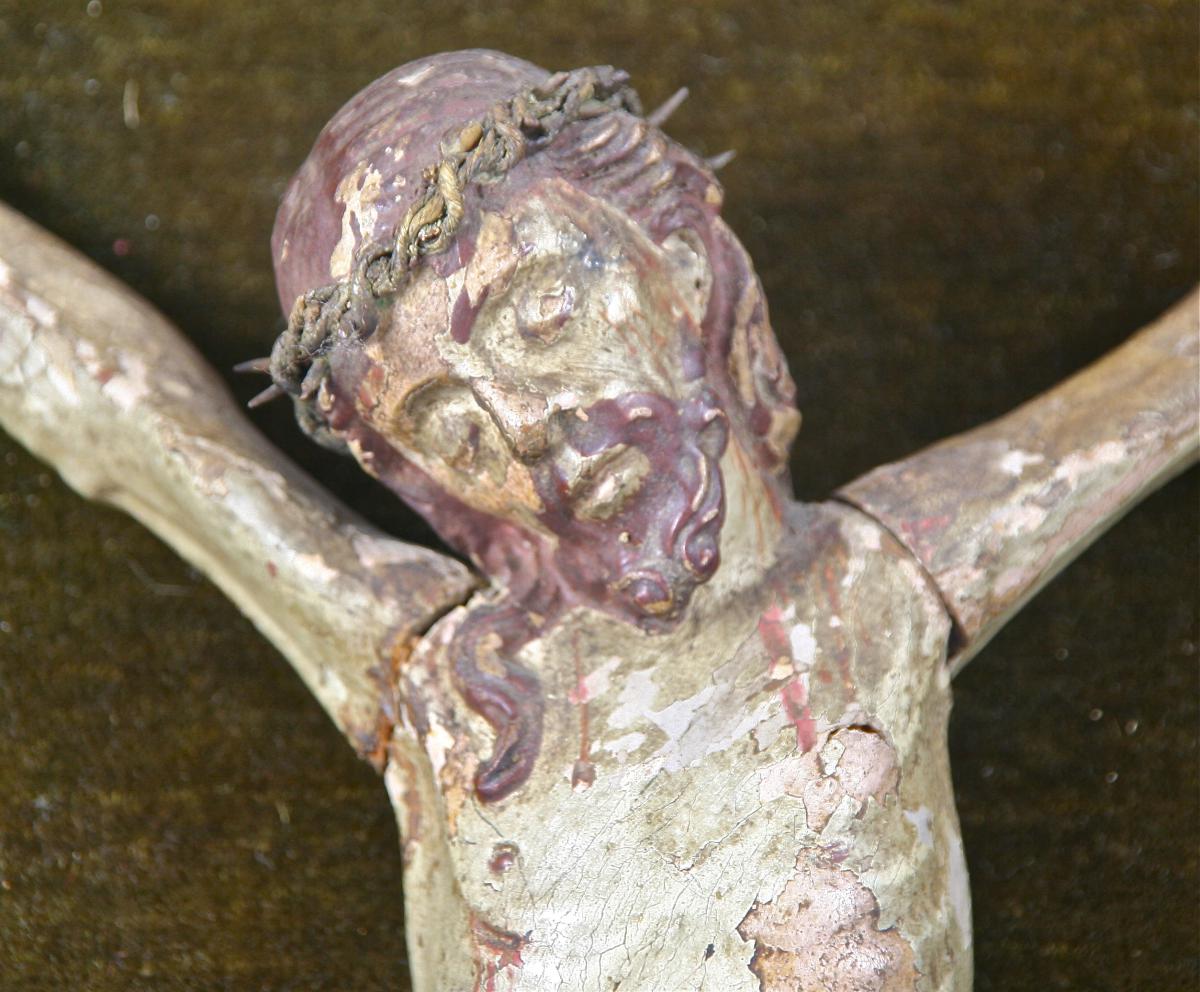 Polychrome Wood XVIII Christ-photo-2