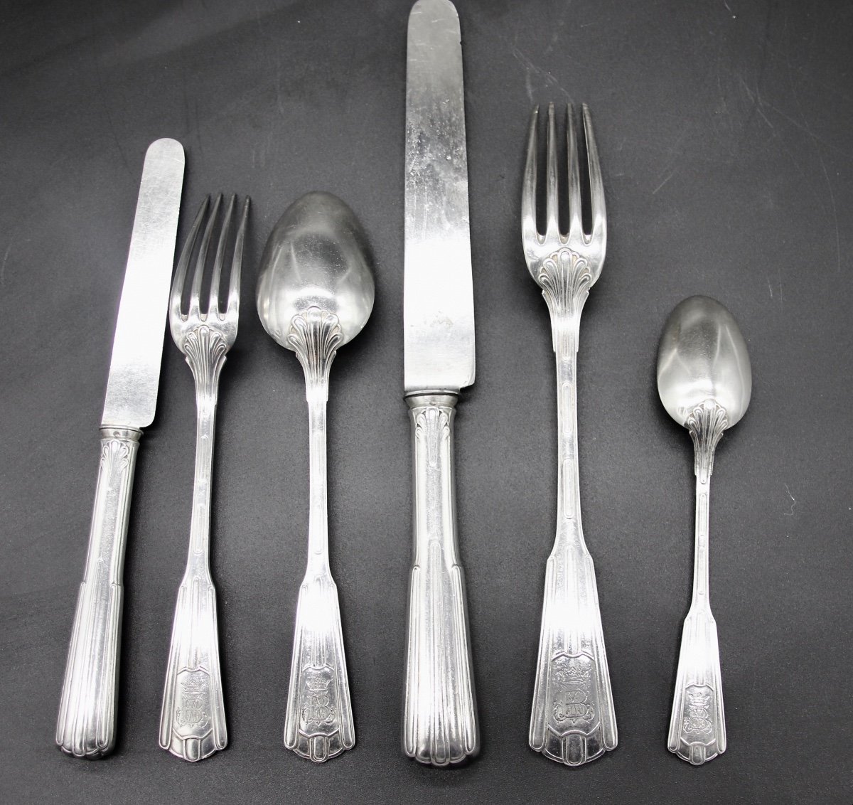 Odiot Sterling Silver Cutlery Set 36 Pieces -photo-3