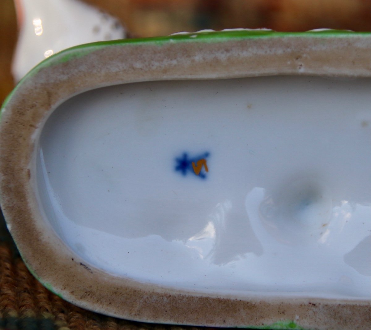 Panthère En Porcelaine De Samson XIXème -photo-8