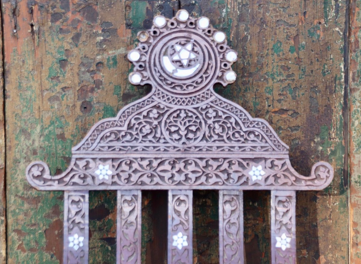 Pair Of 19th Century Syrian Folding Chairs-photo-2