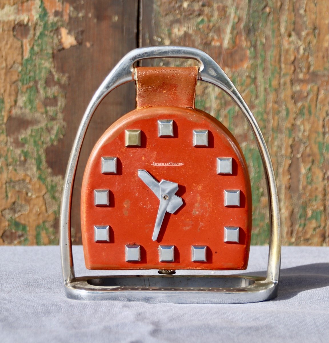 Jeager-lecoultre Stirrup Clock For Hermès 