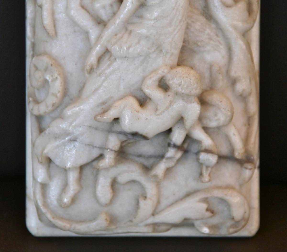 Marble Bas Relief Of The Eighteenth Time-photo-2