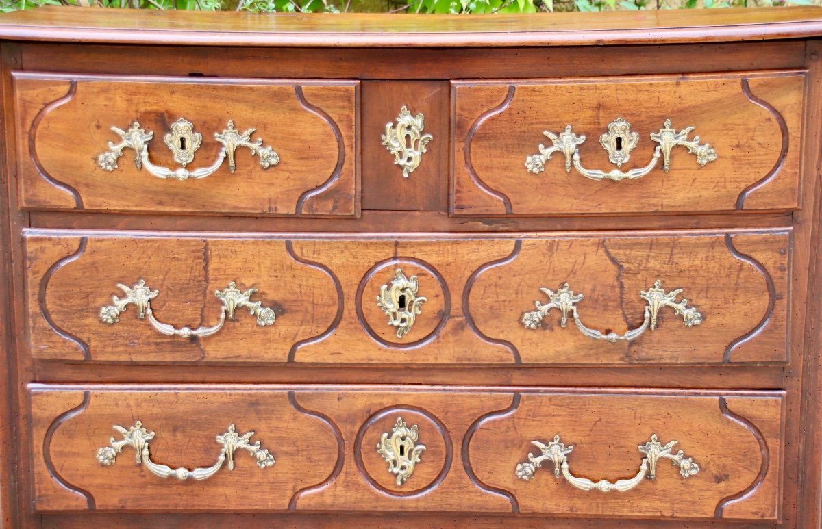 Commode Parisienne XVIIIème En Noyer-photo-3