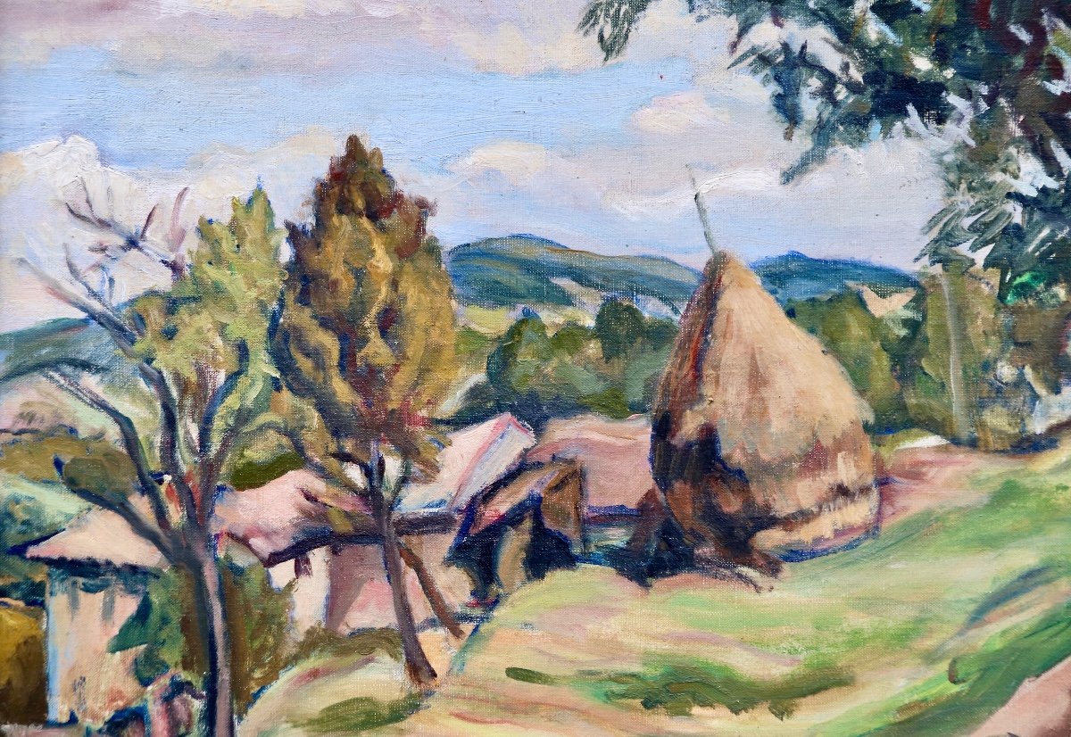 Painting Landscape Of Provence By André Lemaitre-photo-2
