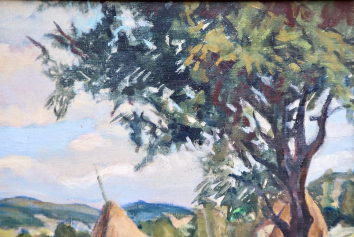 Painting Landscape Of Provence By André Lemaitre-photo-3