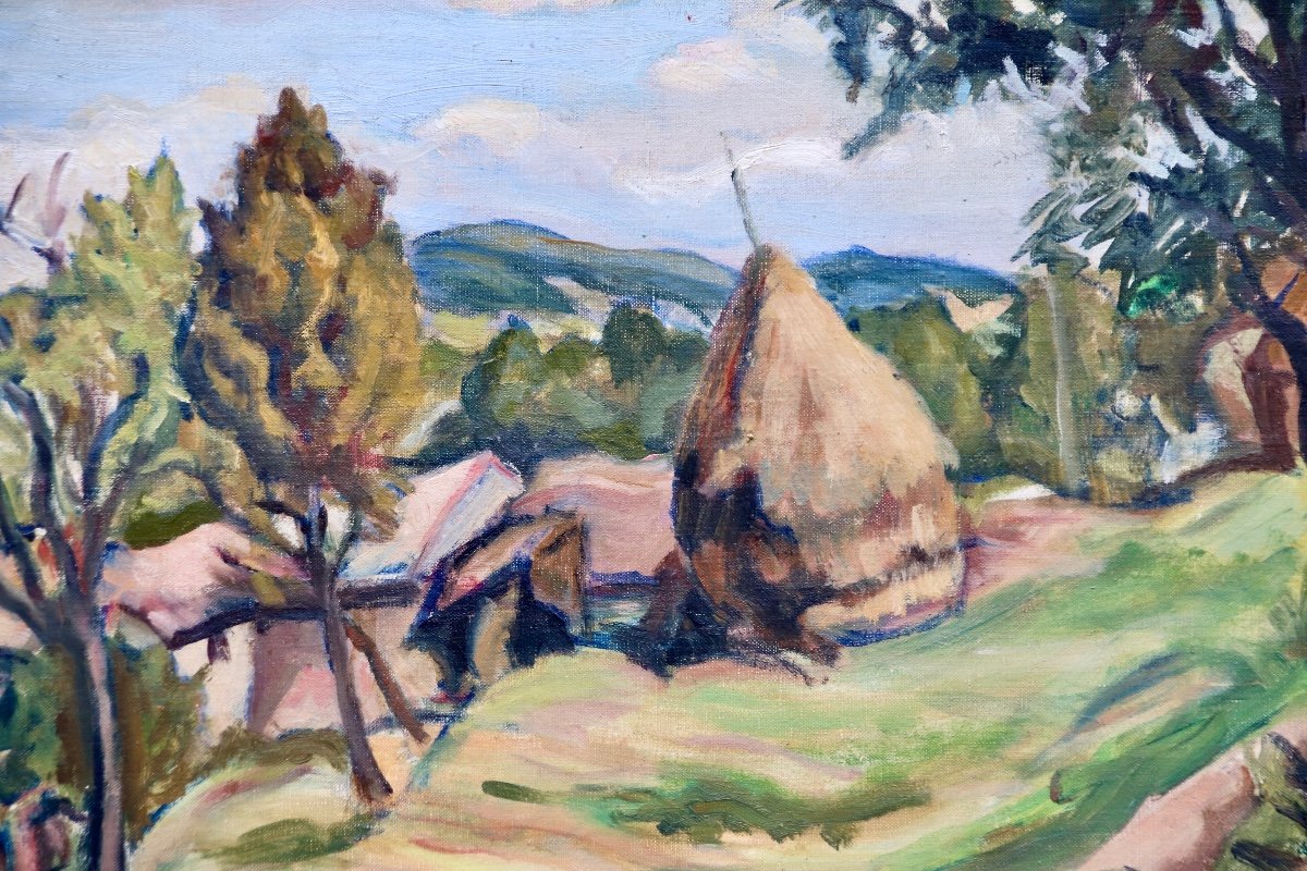 Painting Landscape Of Provence By André Lemaitre-photo-2