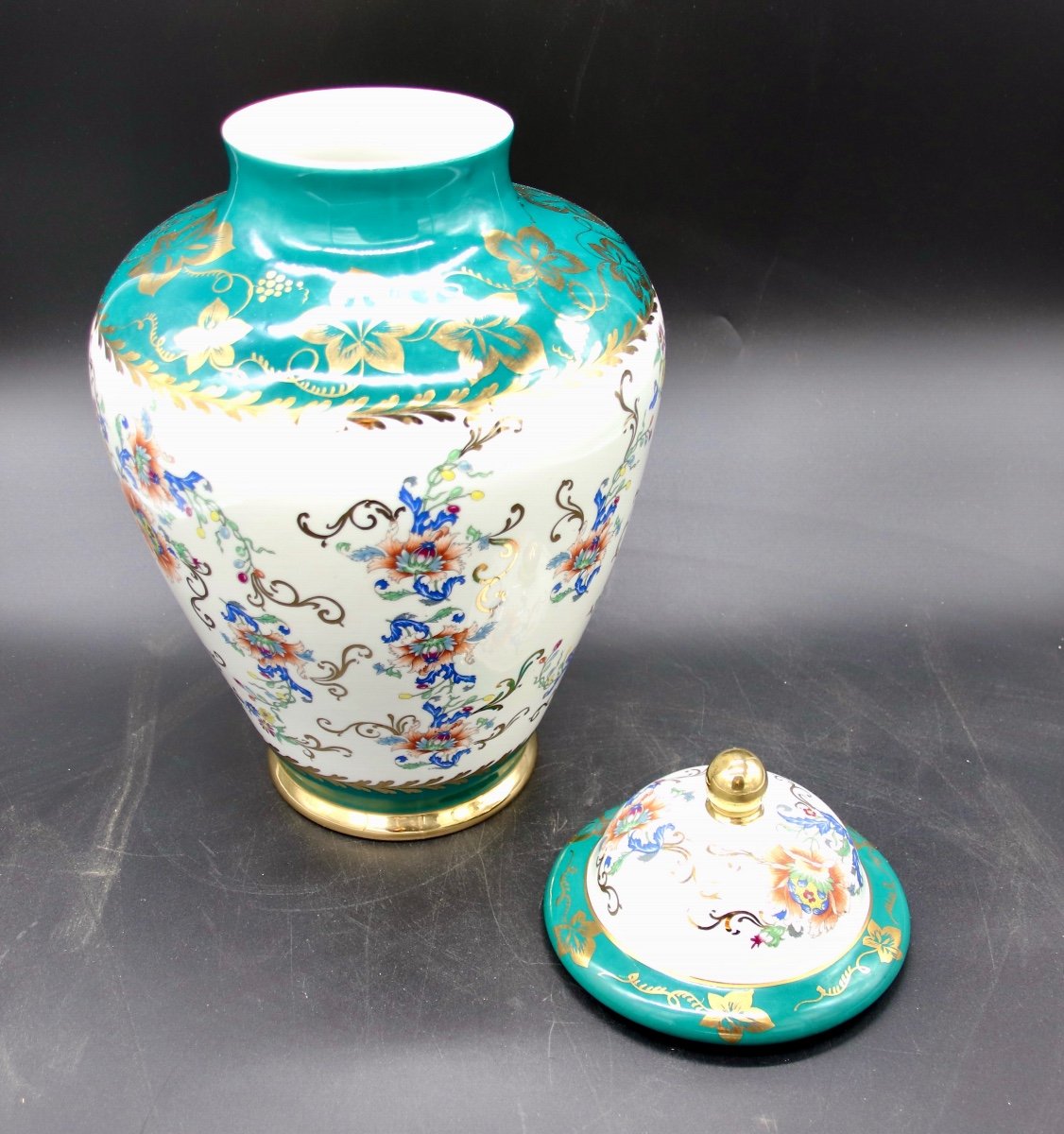 Potiche En Porcelaine Manufacture De Couleuvre -photo-1