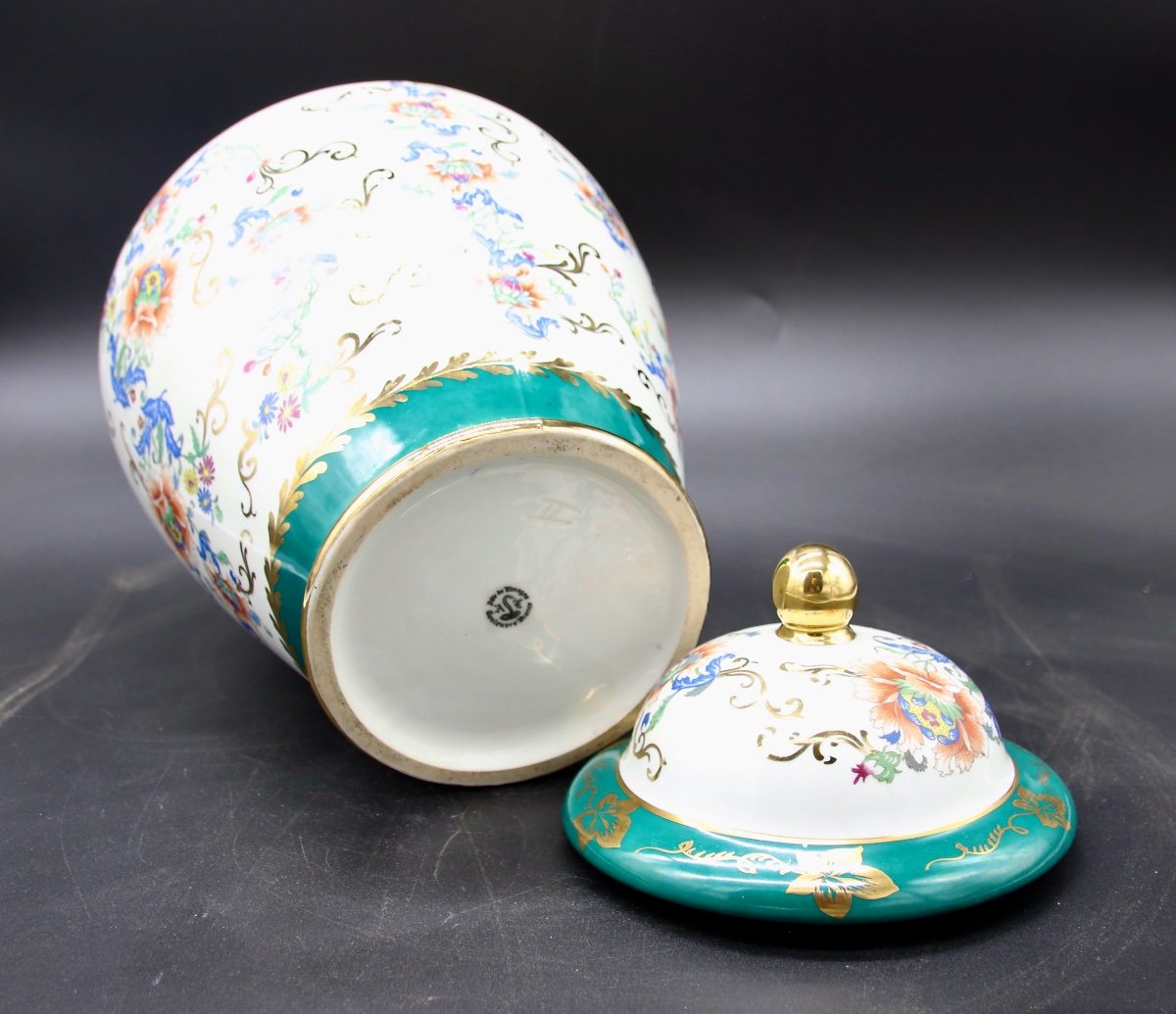 Potiche En Porcelaine Manufacture De Couleuvre -photo-6