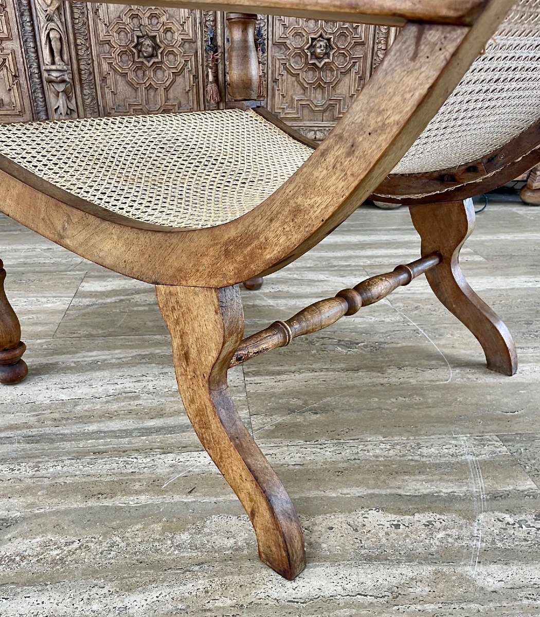 19th Century Teak Planter Armchairs -photo-3