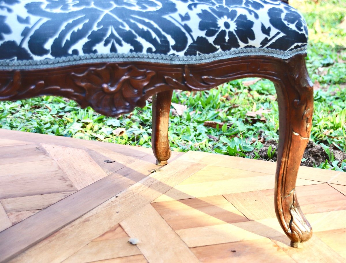 Set Of 4 18th Century Flat Back Armchairs-photo-4