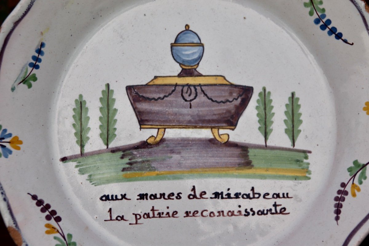 Nevers Revolutionary Plate From The 18th Century -photo-2