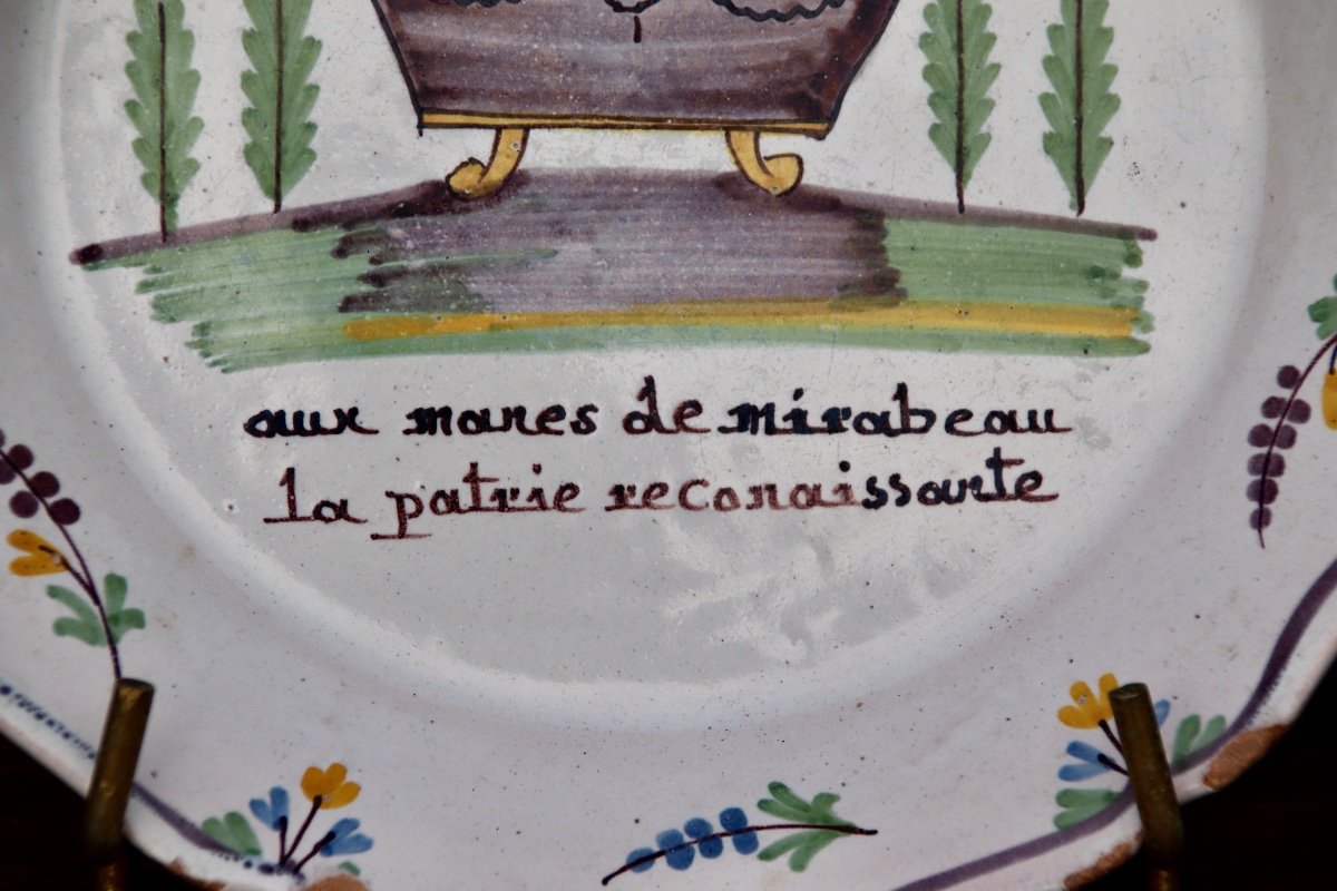Nevers Revolutionary Plate From The 18th Century -photo-1