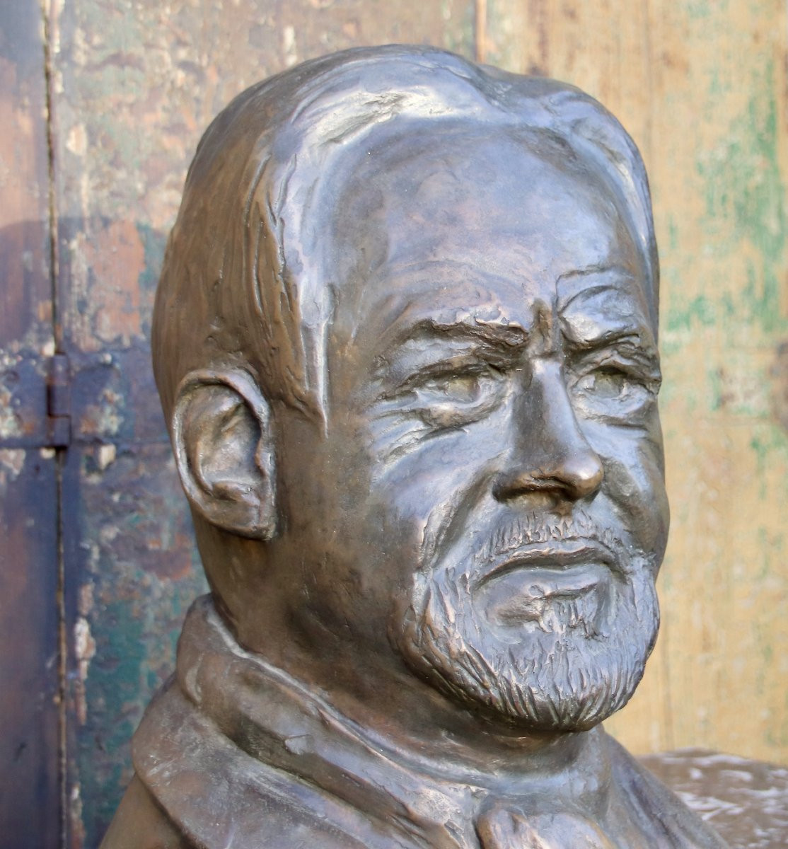 Bronze Head Of A Bearded Man-photo-4