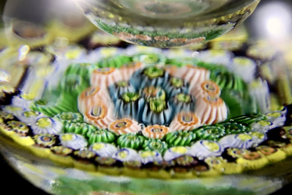 Sulfide Millefiori Glass Bottle-photo-3