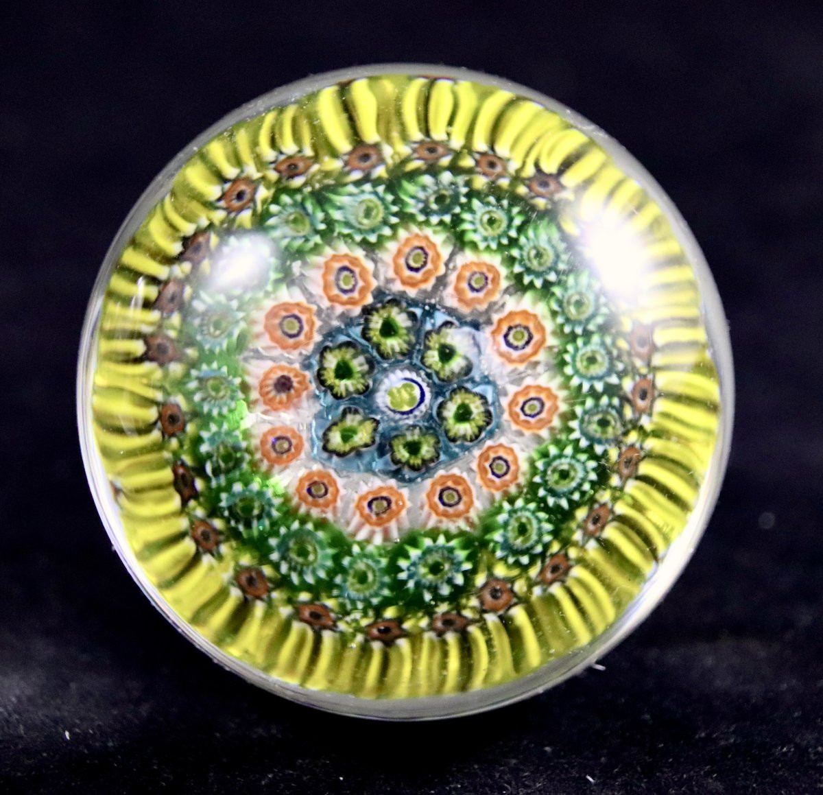 Sulfide Millefiori Glass Bottle-photo-5