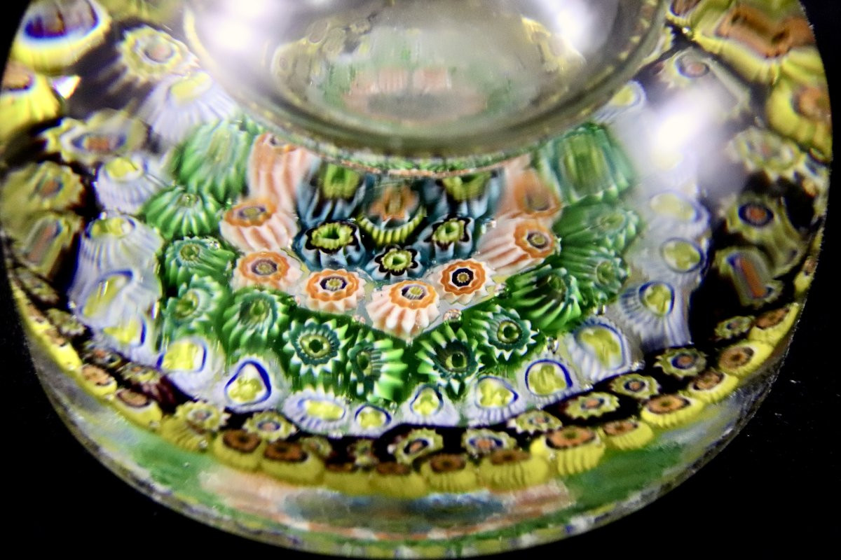Sulfide Millefiori Glass Bottle-photo-8