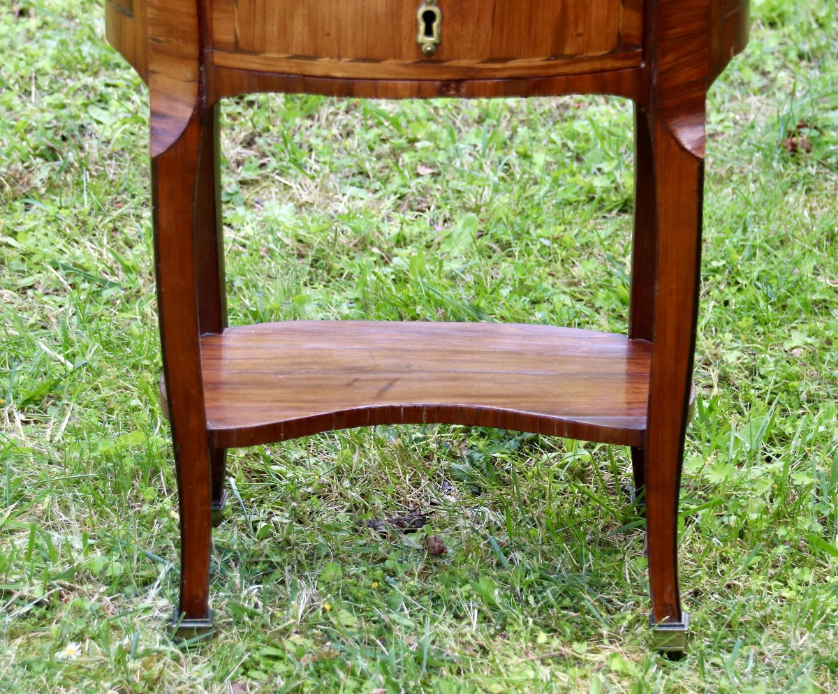Writing Desk Between Two 18th Century Stamped Cm Magnien-photo-3