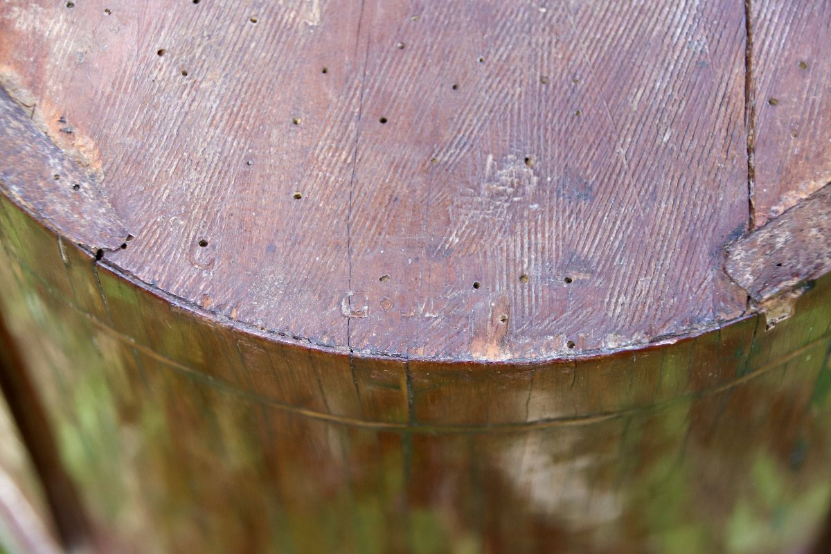 Writing Desk Between Two 18th Century Stamped Cm Magnien-photo-7