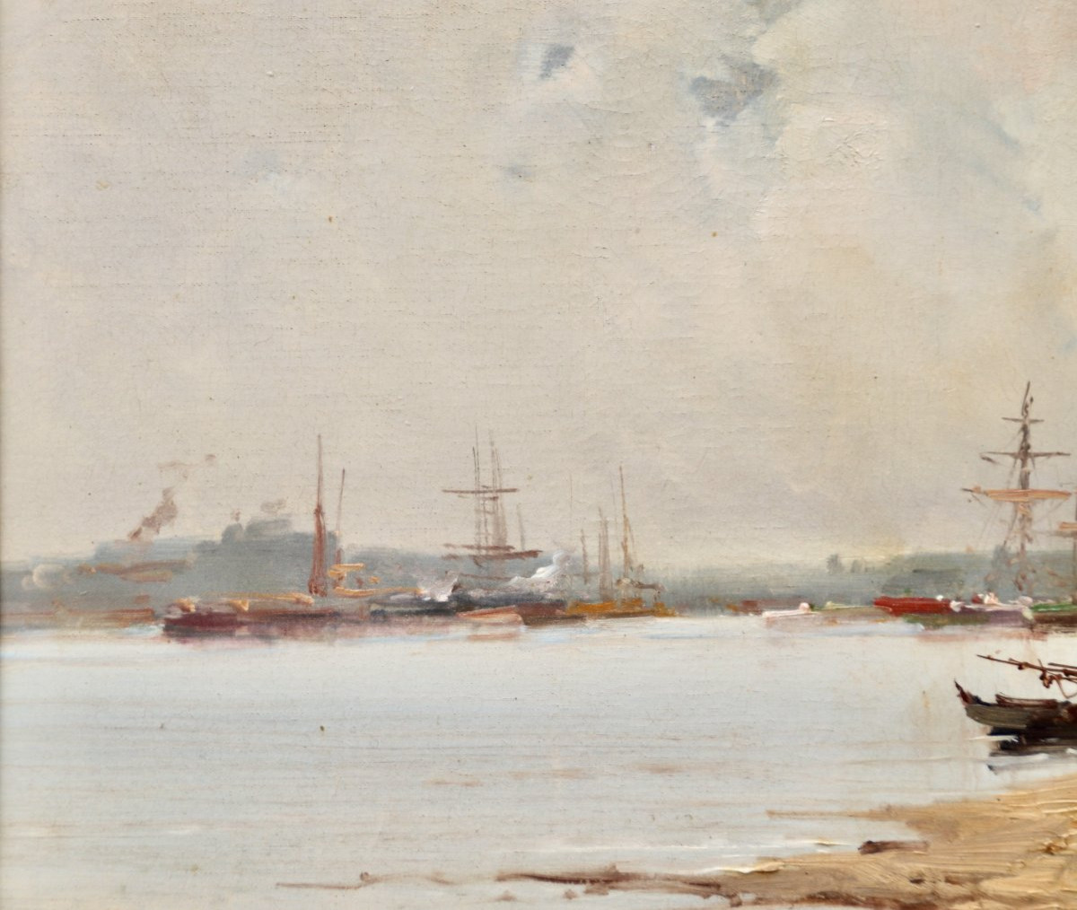 Peinture marine XIXème de Galien-LALOUE -photo-4