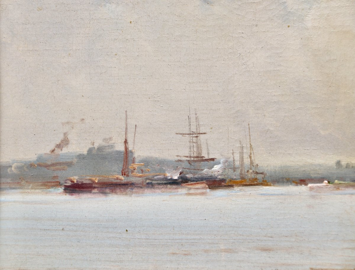 Peinture marine XIXème de Galien-LALOUE -photo-7