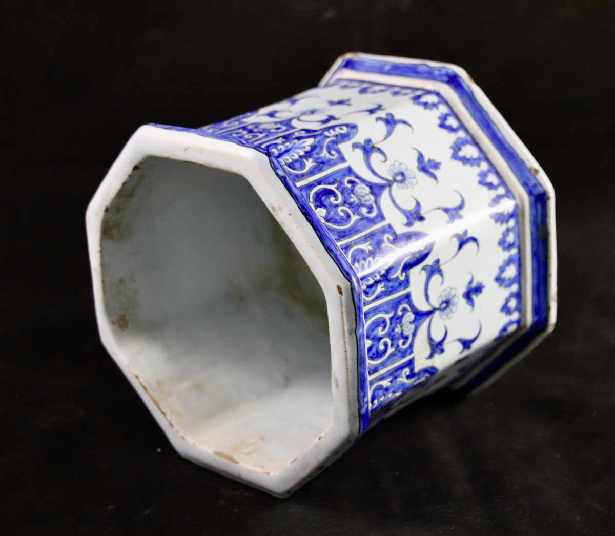 19th Century Malicorne Earthenware Water Cooler-photo-3