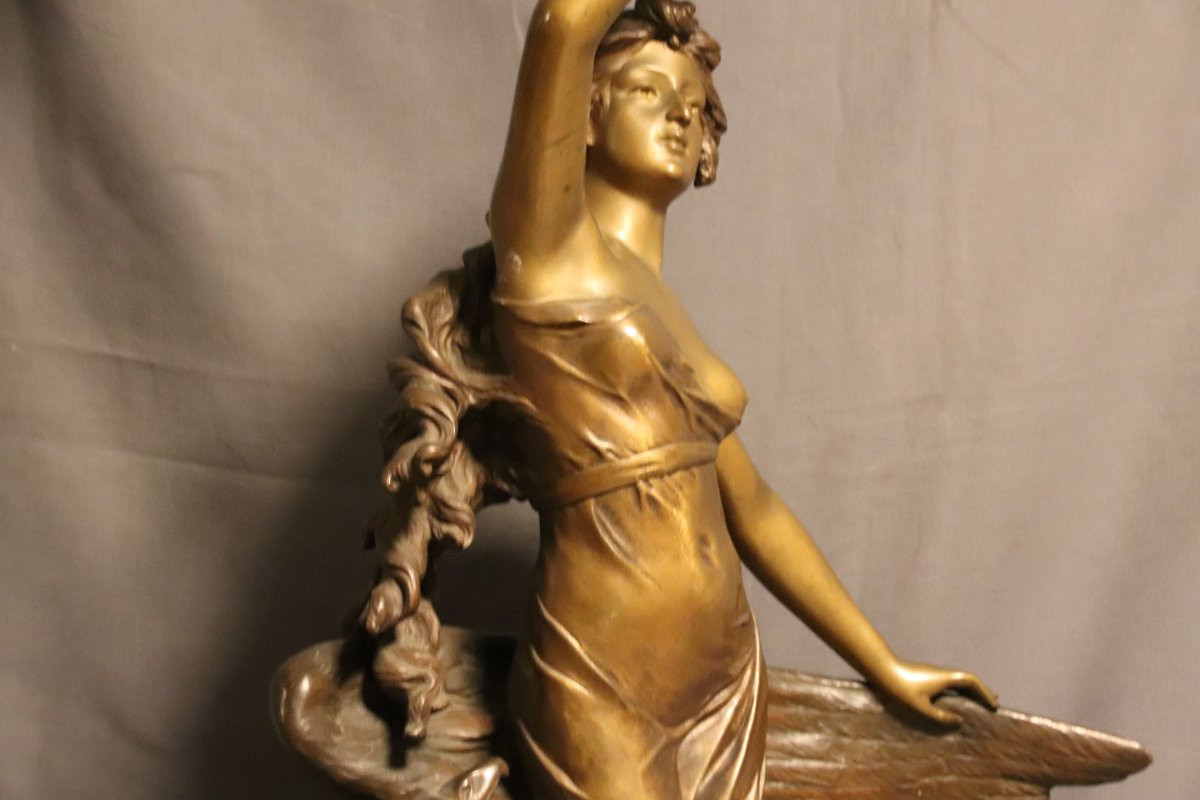 bronze d'Édouard DROUOT représentant Hébé-photo-1