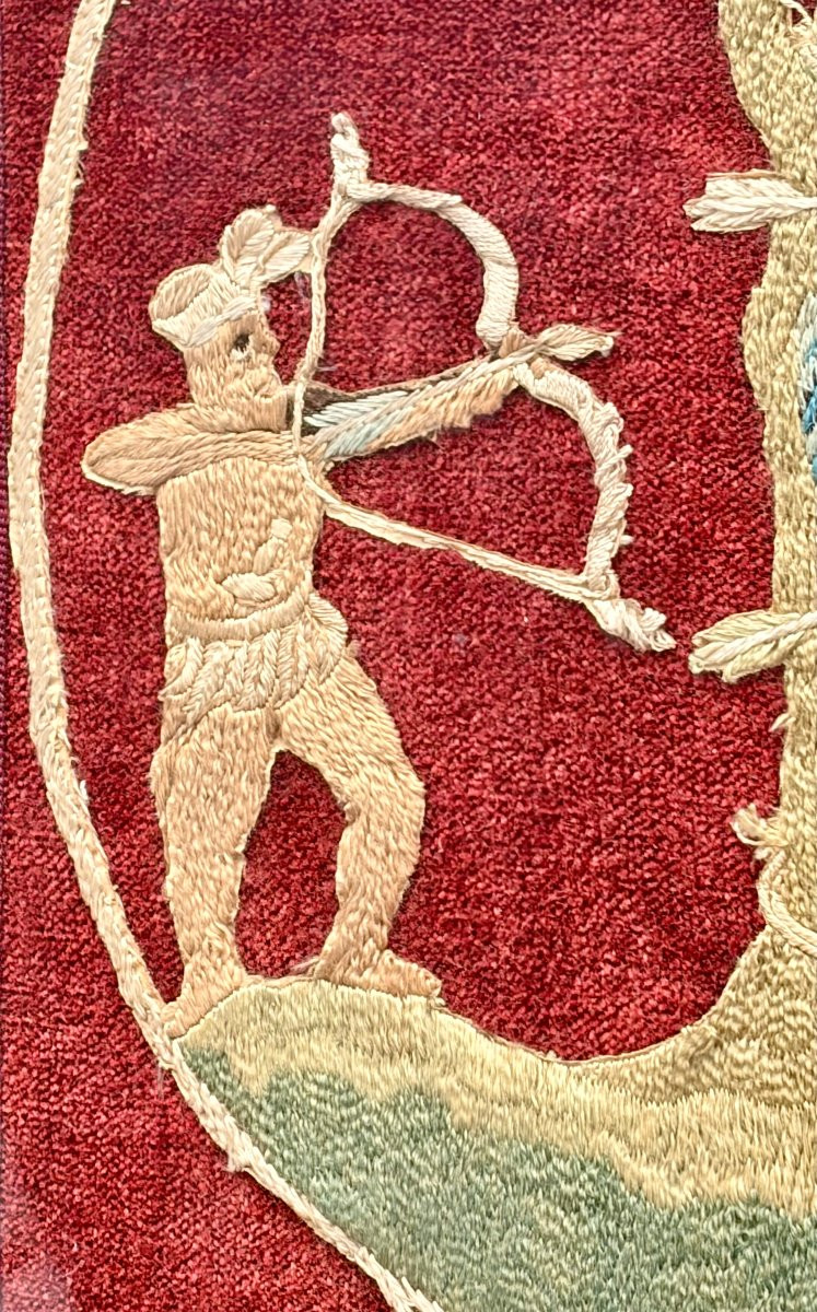 broderie tapisserie XIXème Saint-Sébastien-photo-1