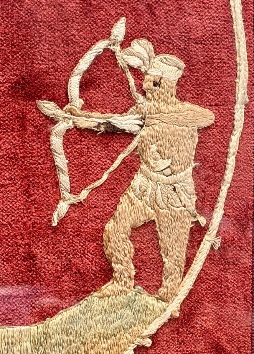 broderie tapisserie XIXème Saint-Sébastien-photo-2