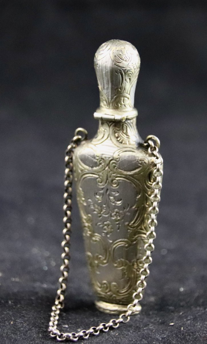 19th Century Silver And Vermeil Salt Cellar -photo-3