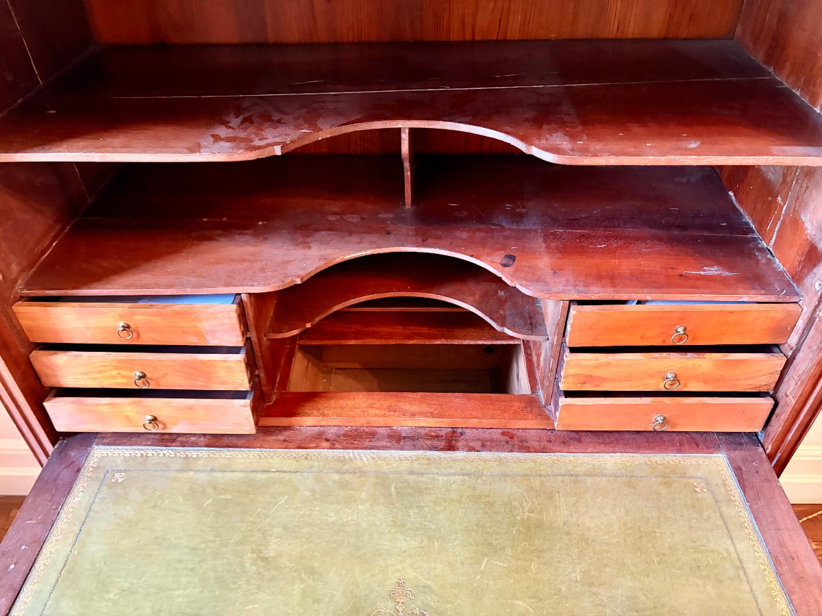 Louis XVI Secretary In Amaranth And Lemonwood -photo-7
