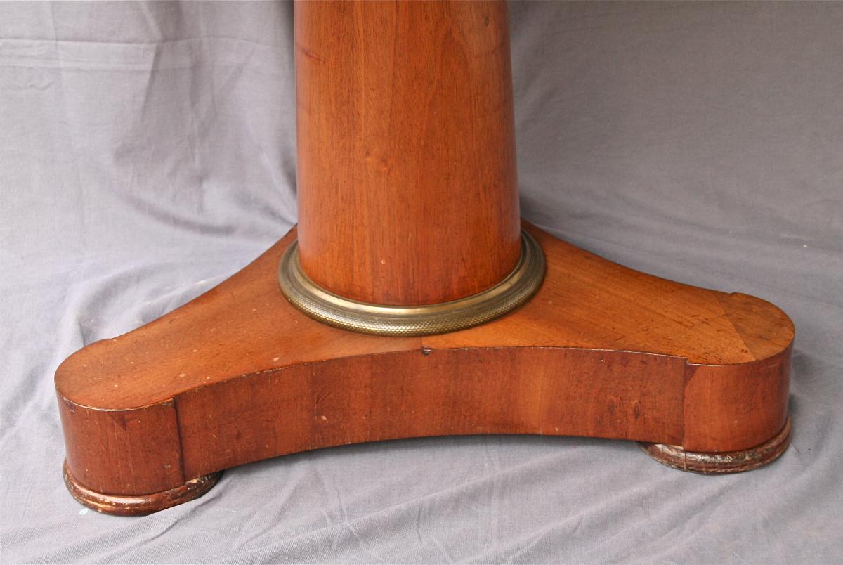 Pedestal Mahogany Empire XIX-photo-1