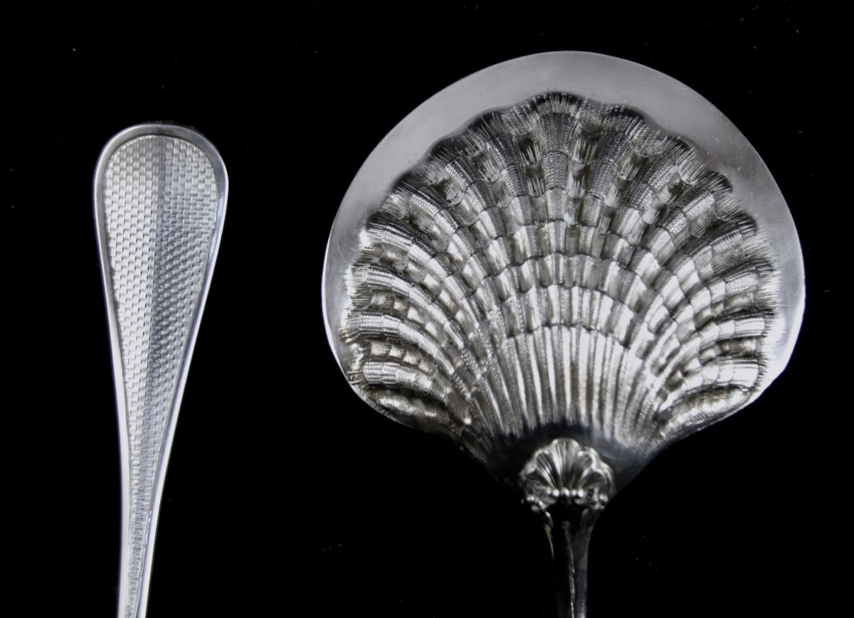 Pair Of Solid Silver Strawberry Shovels -photo-3