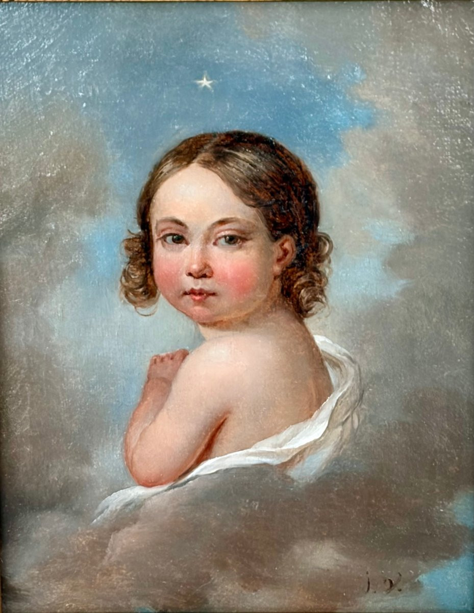 Painting Of A Young Child From The Restoration Period -photo-2