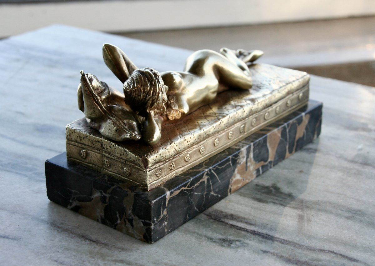 Bronze de femme Art Nouveau de A. GORY-photo-4