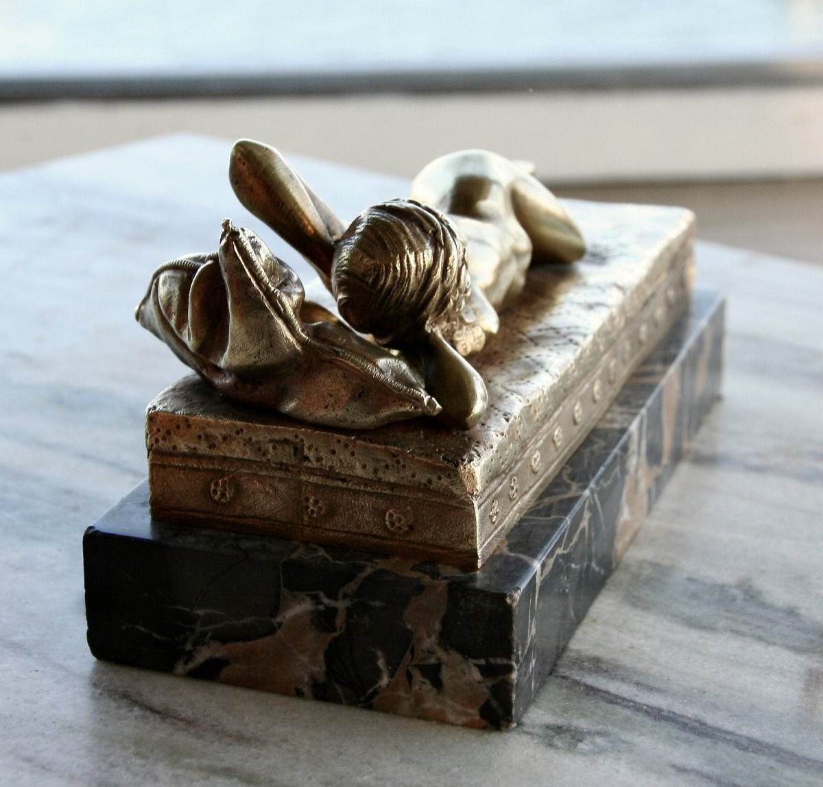 Bronze de femme Art Nouveau de A. GORY-photo-4