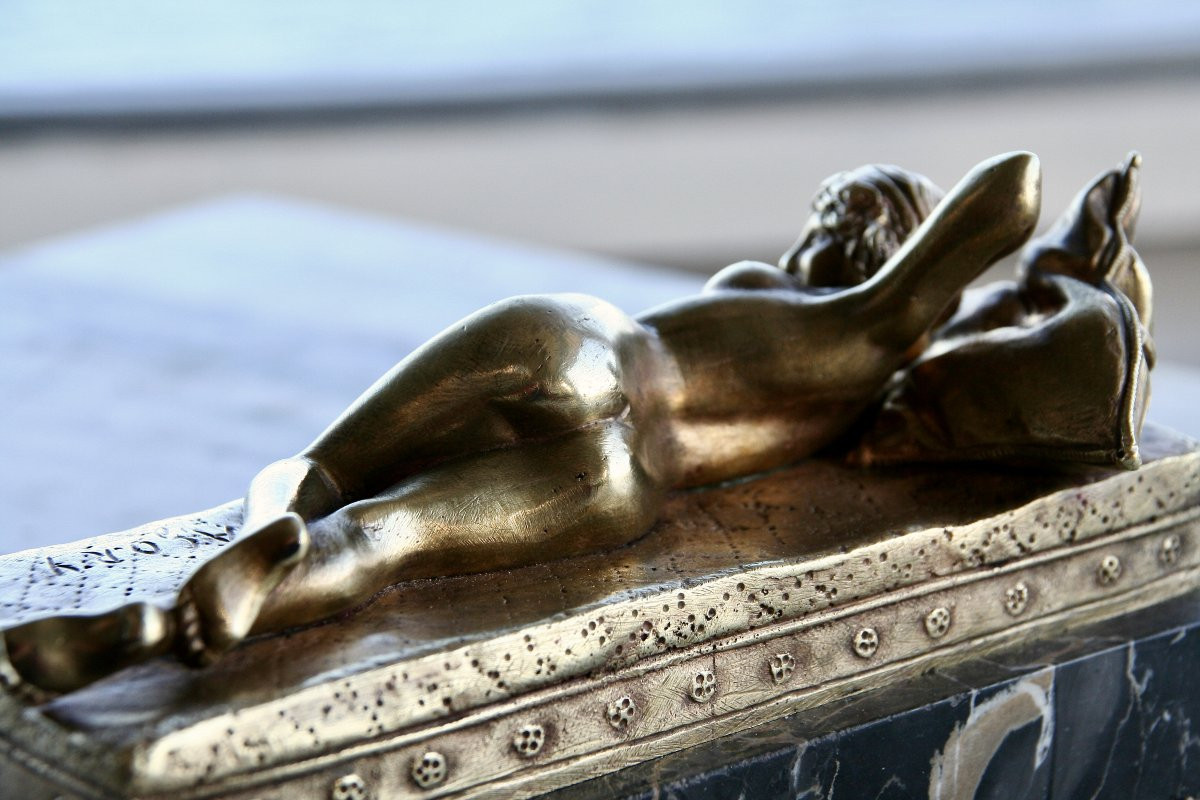 Bronze de femme Art Nouveau de A. GORY-photo-5