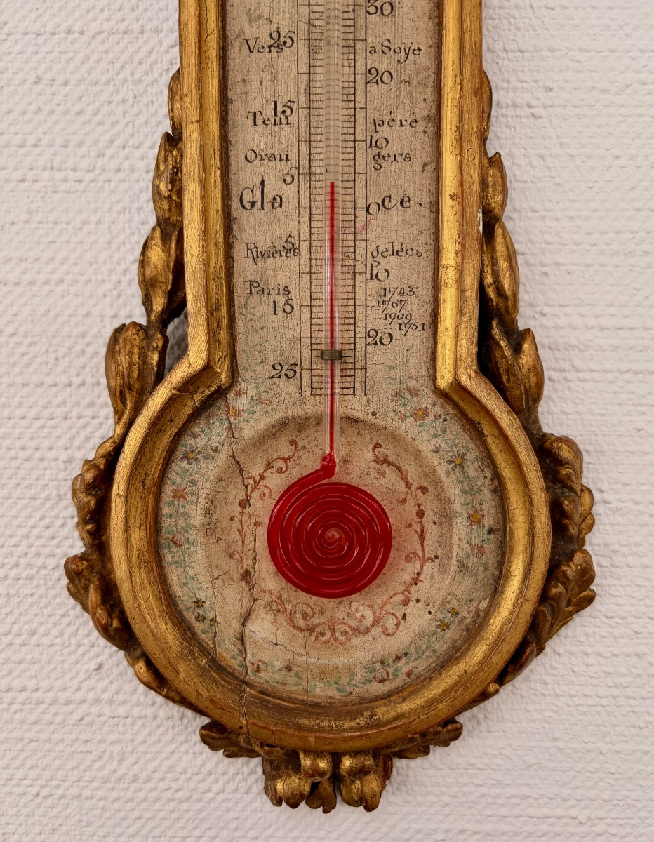 Louis XVI Style Thermometer -photo-2