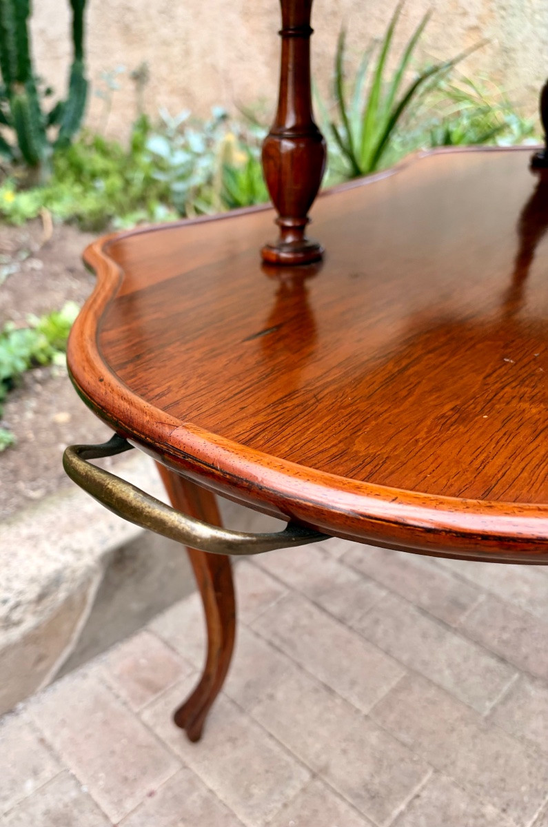19th Century Tea Table In Exotic Wood -photo-7