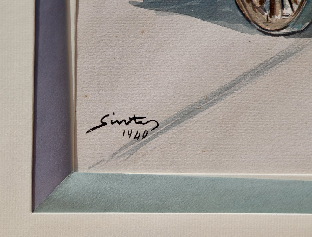 Watercolor Caricature Scene Of Life In Egypt Not Juan Sintes-photo-8